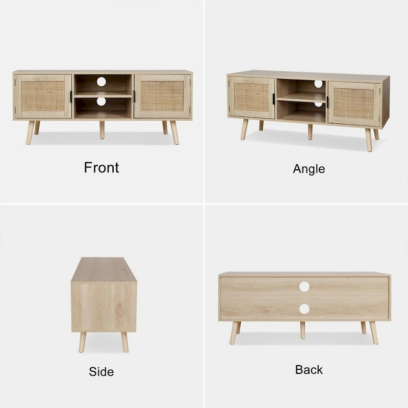 Anmytek 47 Modern TV Stand Entertainment Center Media Console Table for up to 65 TV - 47 inches in width