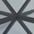 35.4 Round Coffee Table With Glass Top