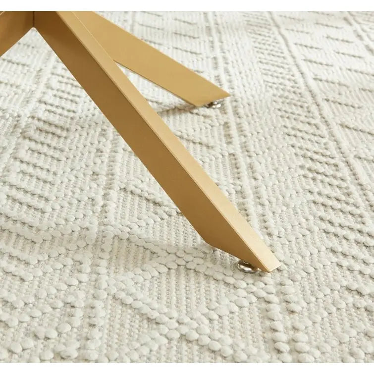 35.4 Round Coffee Table With Glass Top