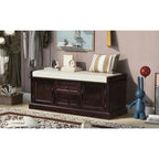 Storage Bench with 2 Drawers and 2 Cabinets