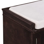 Storage Bench with 2 Drawers and 2 Cabinets