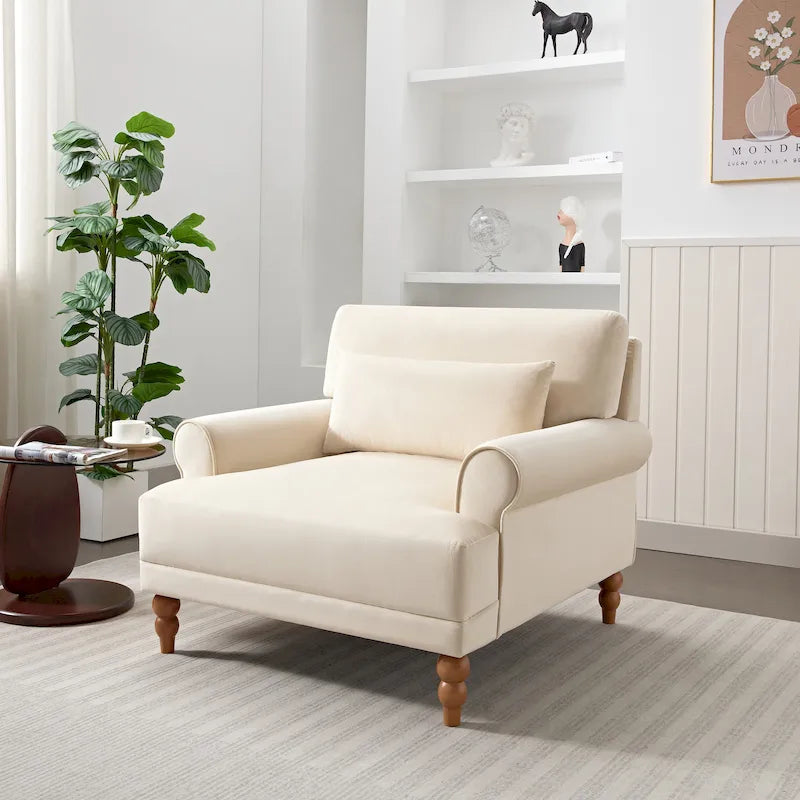 Naci Modern Fabric Accent Chair by Christopher Knight Home