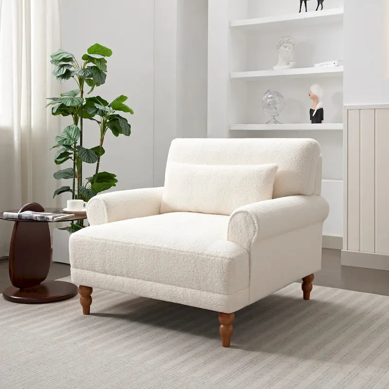 Naci Modern Fabric Accent Chair by Christopher Knight Home