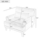 Naci Modern Fabric Accent Chair by Christopher Knight Home