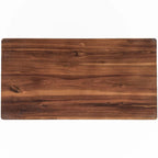 Set da pranzo in legno massello rustico a 3 pezzi con tavolo da macellaio da 45 pollici