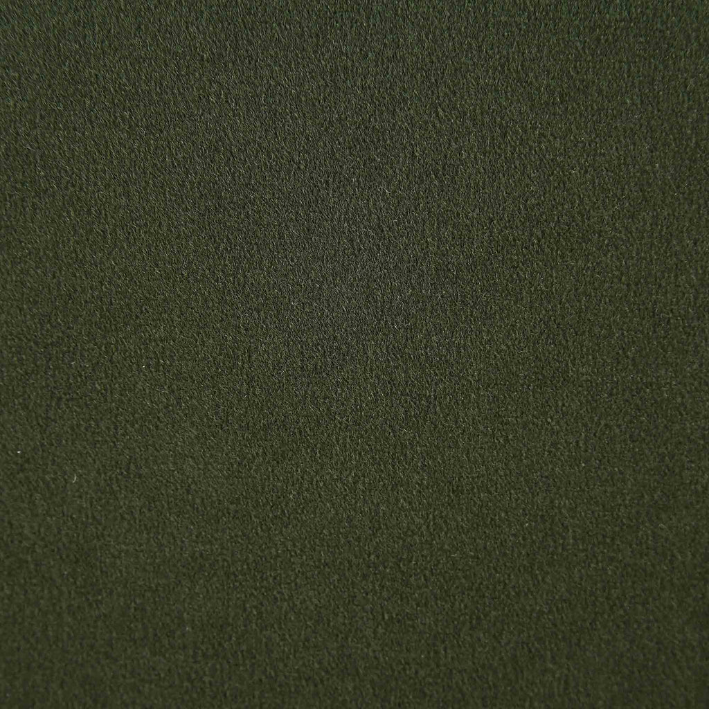 Moss Green Velvet Fabric Pouffe