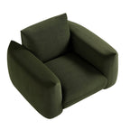 Armchair, Moss Green Velvet