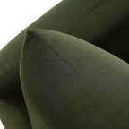 Armchair, Moss Green Velvet