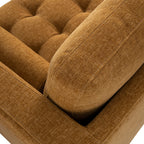 Spiced Honey Chenille Grand 4-Seater Chaise End Sofa, Left Hand Facing
