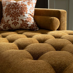 Spiced Honey Chenille Grand 4-Seater Chaise End Sofa, Right Hand Facing