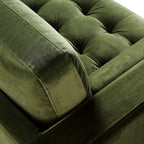 Camel Velvet Sofa, Loveseat