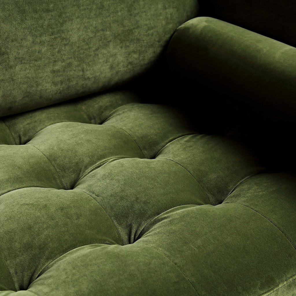 Camel Velvet Sofa, Loveseat