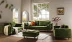 Camel Velvet Sofa, Loveseat