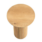Oak Round Side Table, Oak