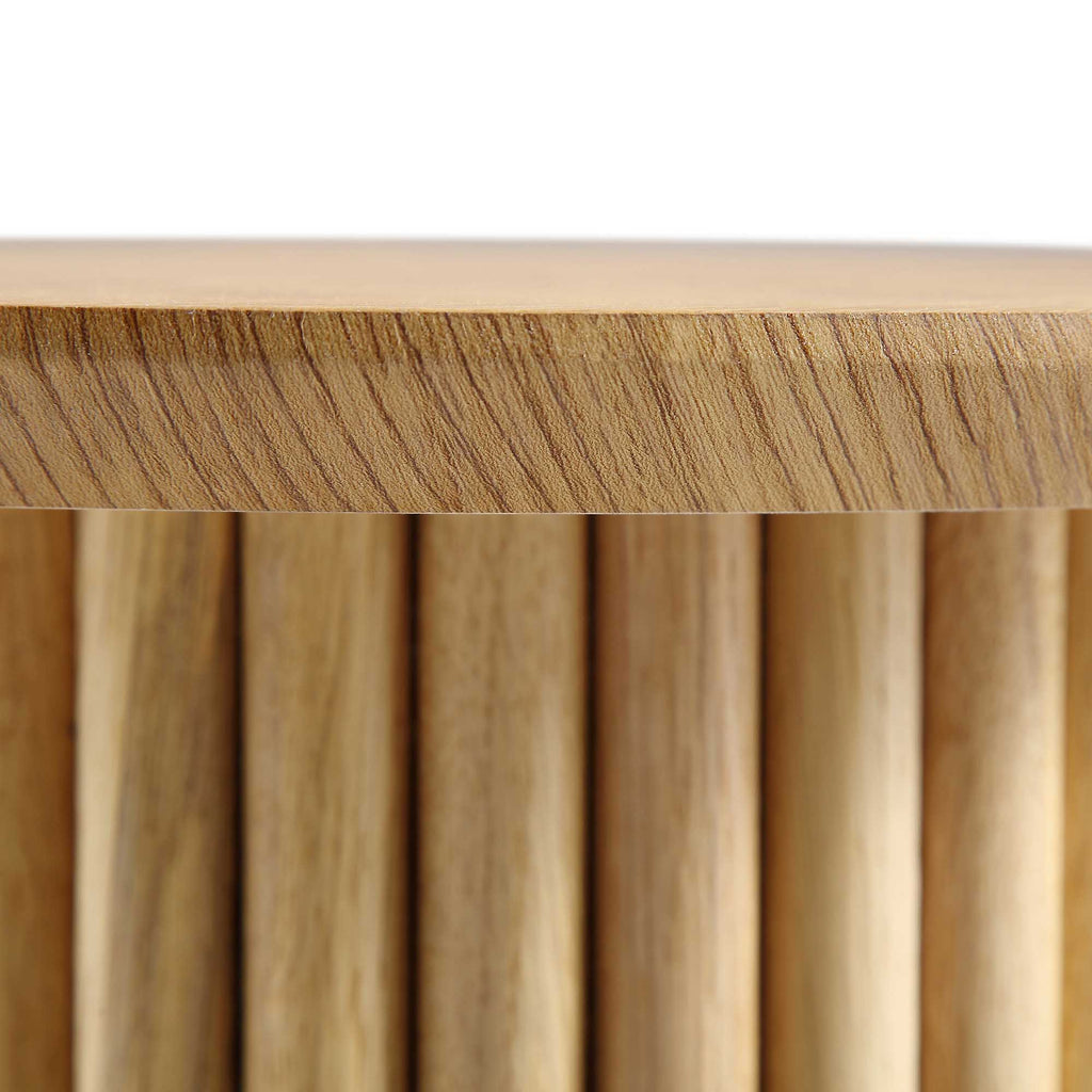Oak Round Side Table, Oak