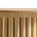 Oak Round Side Table, Oak