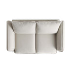 Oatmeal Fabric Sofa, 2-Seater