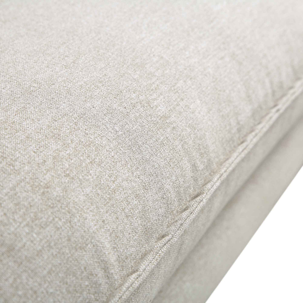 Oatmeal Fabric Sofa, 2-Seater