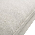 Oatmeal Fabric Sofa, 2-Seater