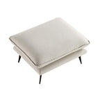 Oatmeal Fabric Footstool