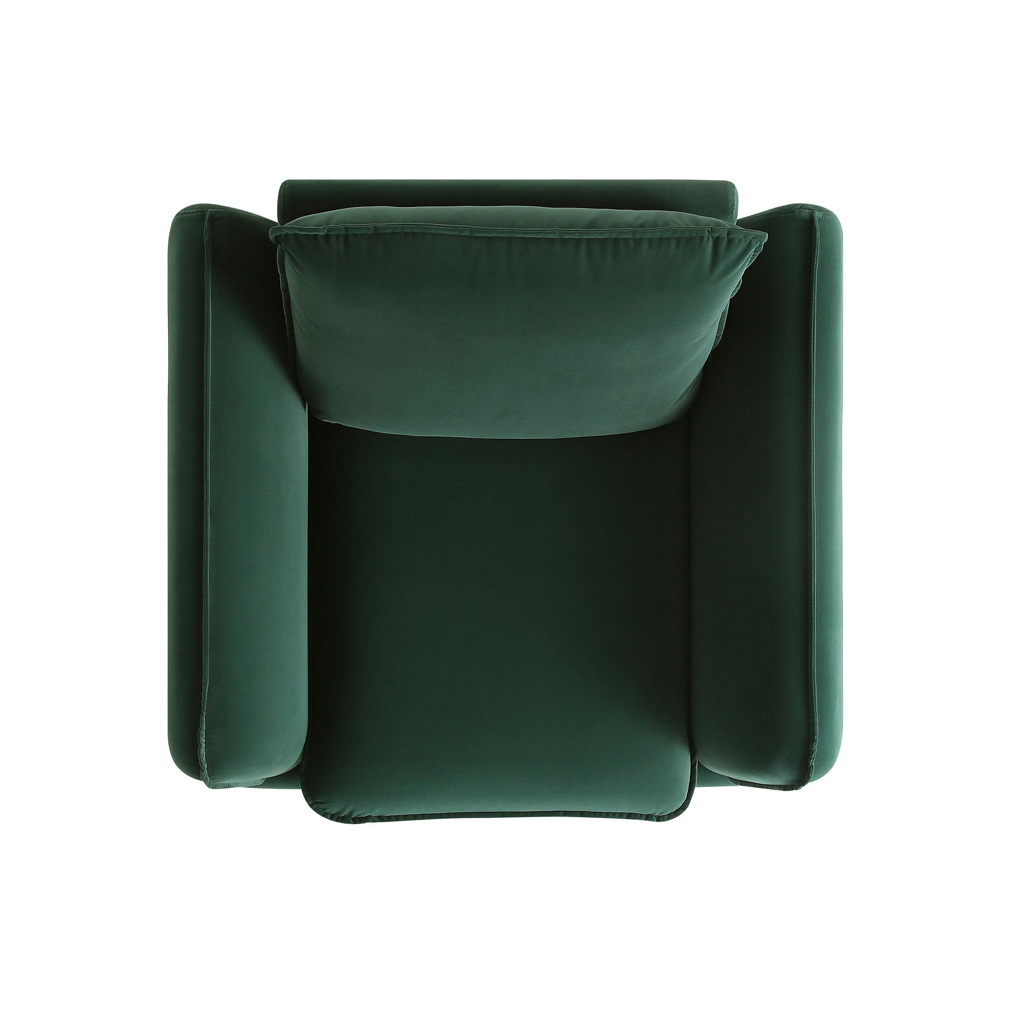 Forest Green Velvet Armchair