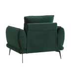 Forest Green Velvet Armchair