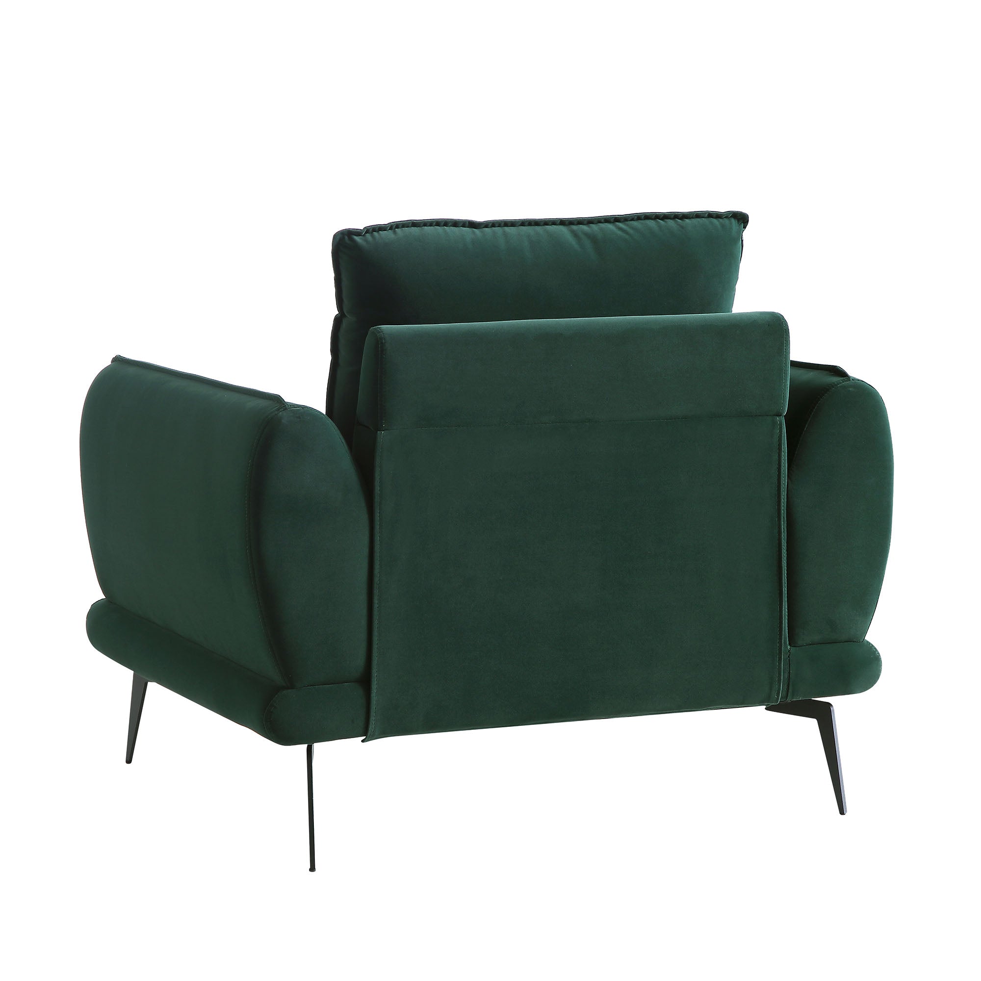 Forest Green Velvet Armchair