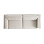 Champagne Velvet Sofa, 3-Seater