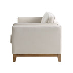 Champagne Velvet Sofa, 3-Seater