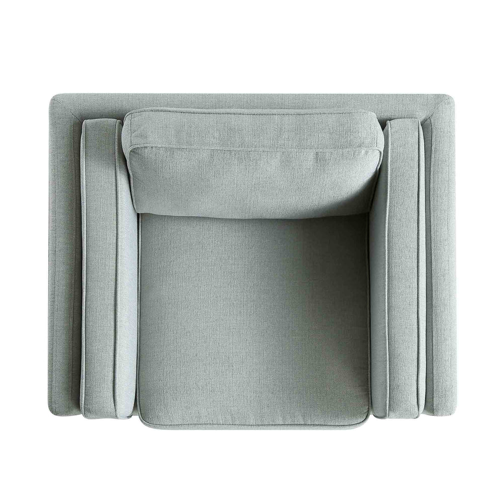 Sage Fabric Sofa, 1-Seater