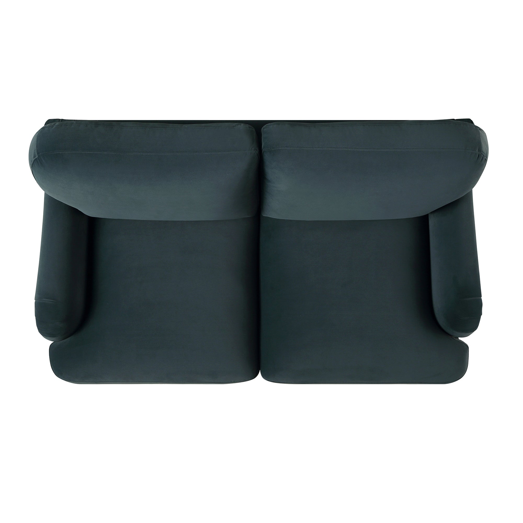 Aegean Blue Velvet Sofa, 2-Seater