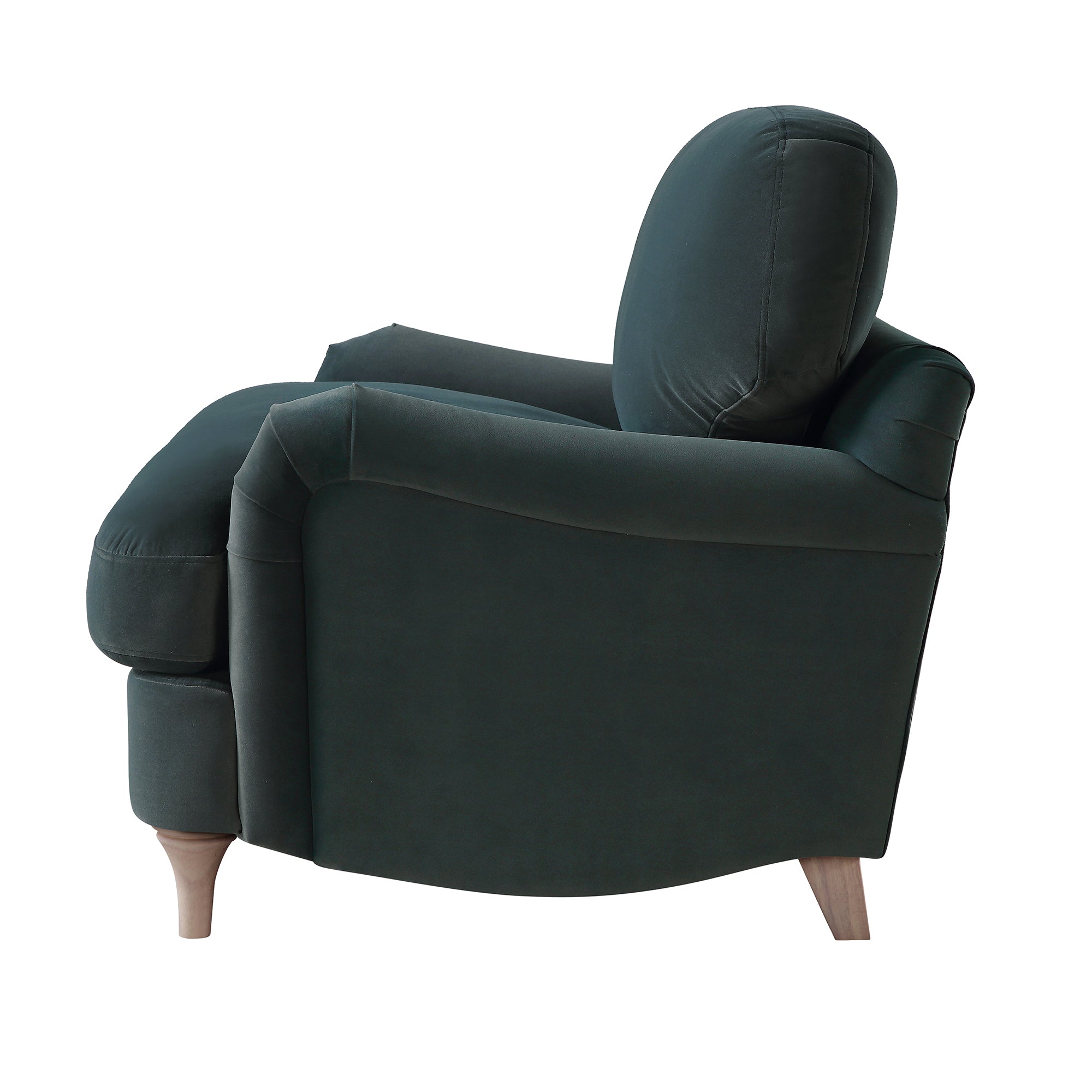 Aegean Blue Velvet Sofa, Loveseat