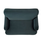Aegean Blue Velvet Sofa, Loveseat