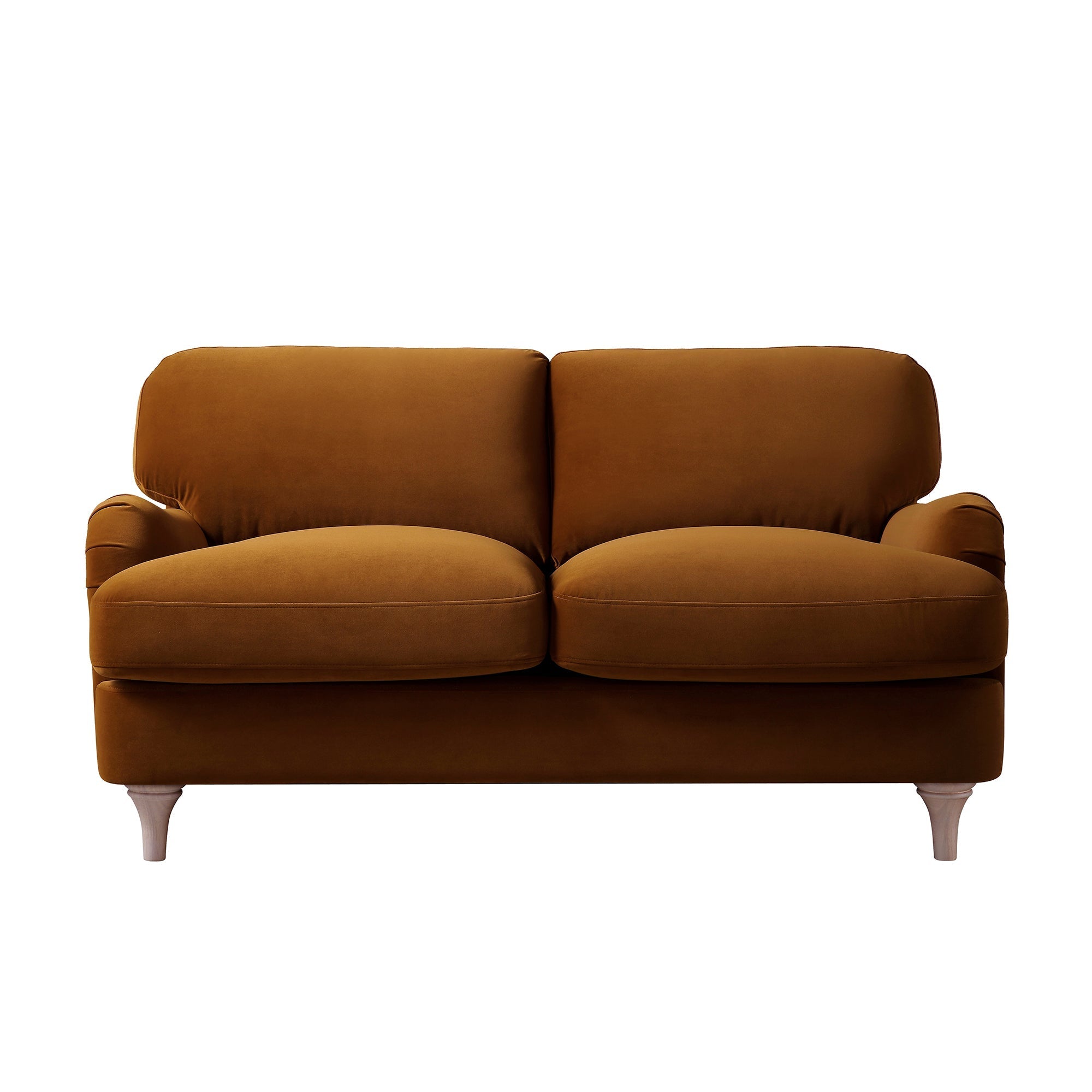Cinnamon Velvet Sofa, 2-Seater