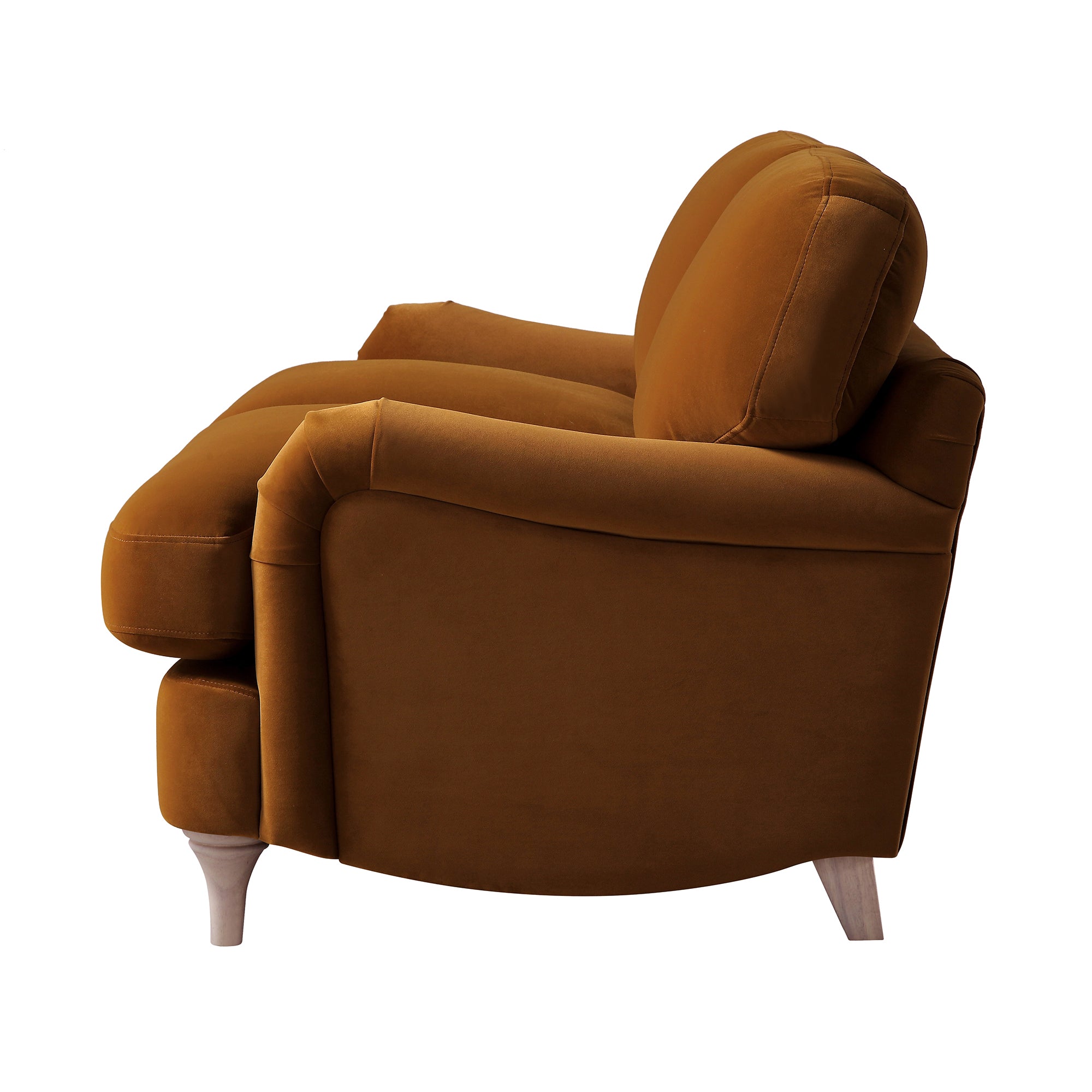 Cinnamon Velvet Sofa, 2-Seater