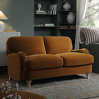 Cinnamon Velvet Sofa, 2-Seater