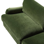 Fern Green Velvet Sofa, 3-Seater