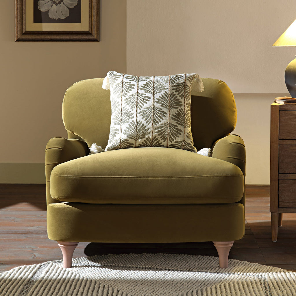 Velvet Sofa, 1-Seater