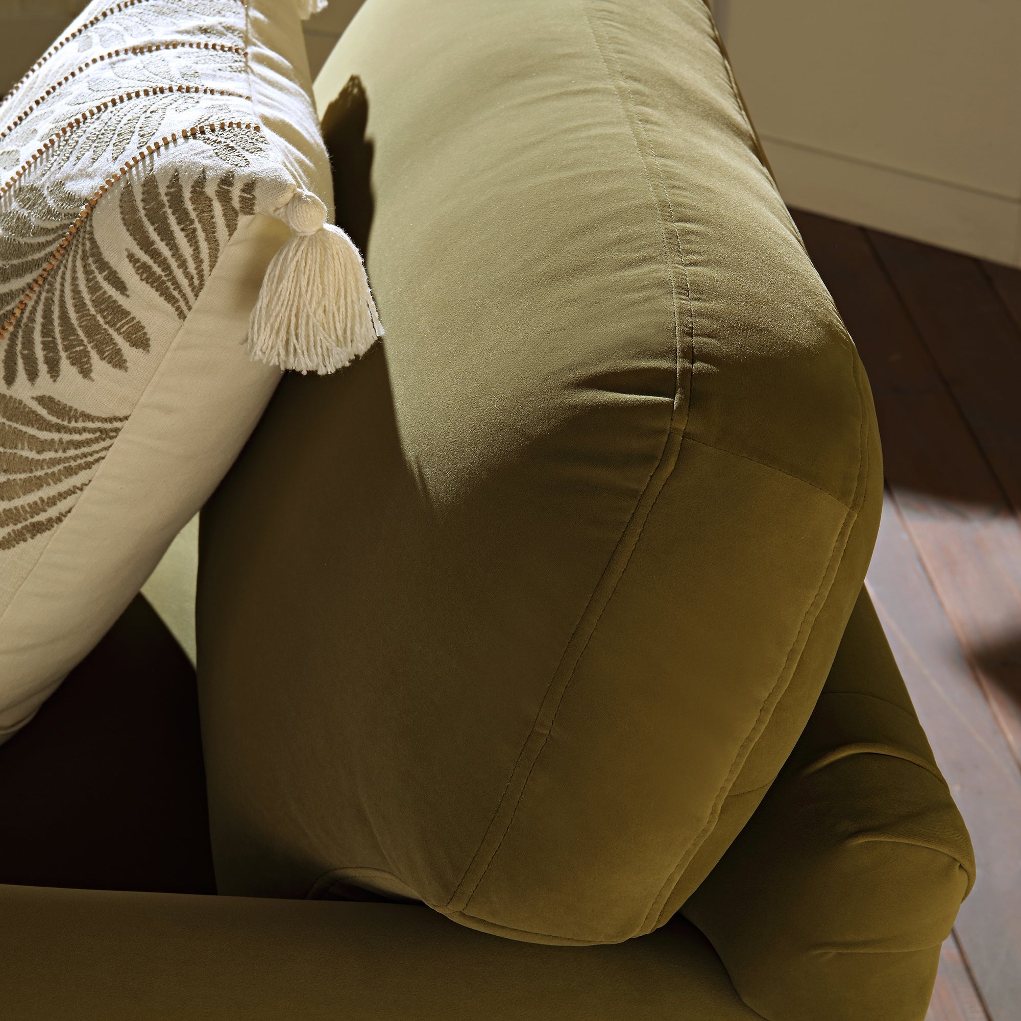 Velvet Sofa, 1-Seater