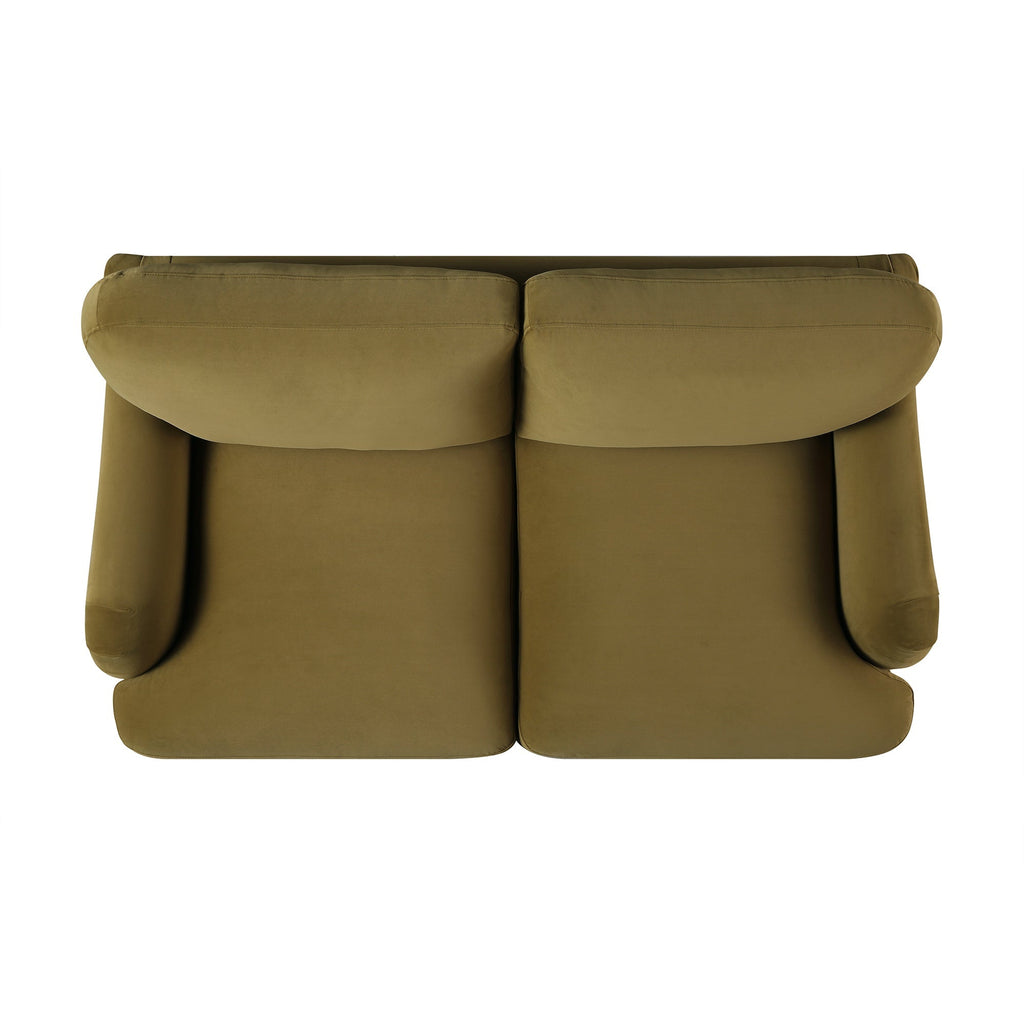 Fudge Velvet Sofa, 2-Seater