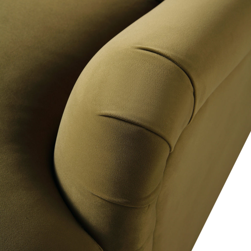 Fudge Velvet Sofa, 2-Seater