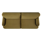 Fudge Velvet Sofa, 3-Seater