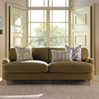 Fudge Velvet Sofa, 3-Seater