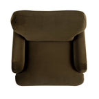 Seaweed Velvet Sofa, 1-Seater