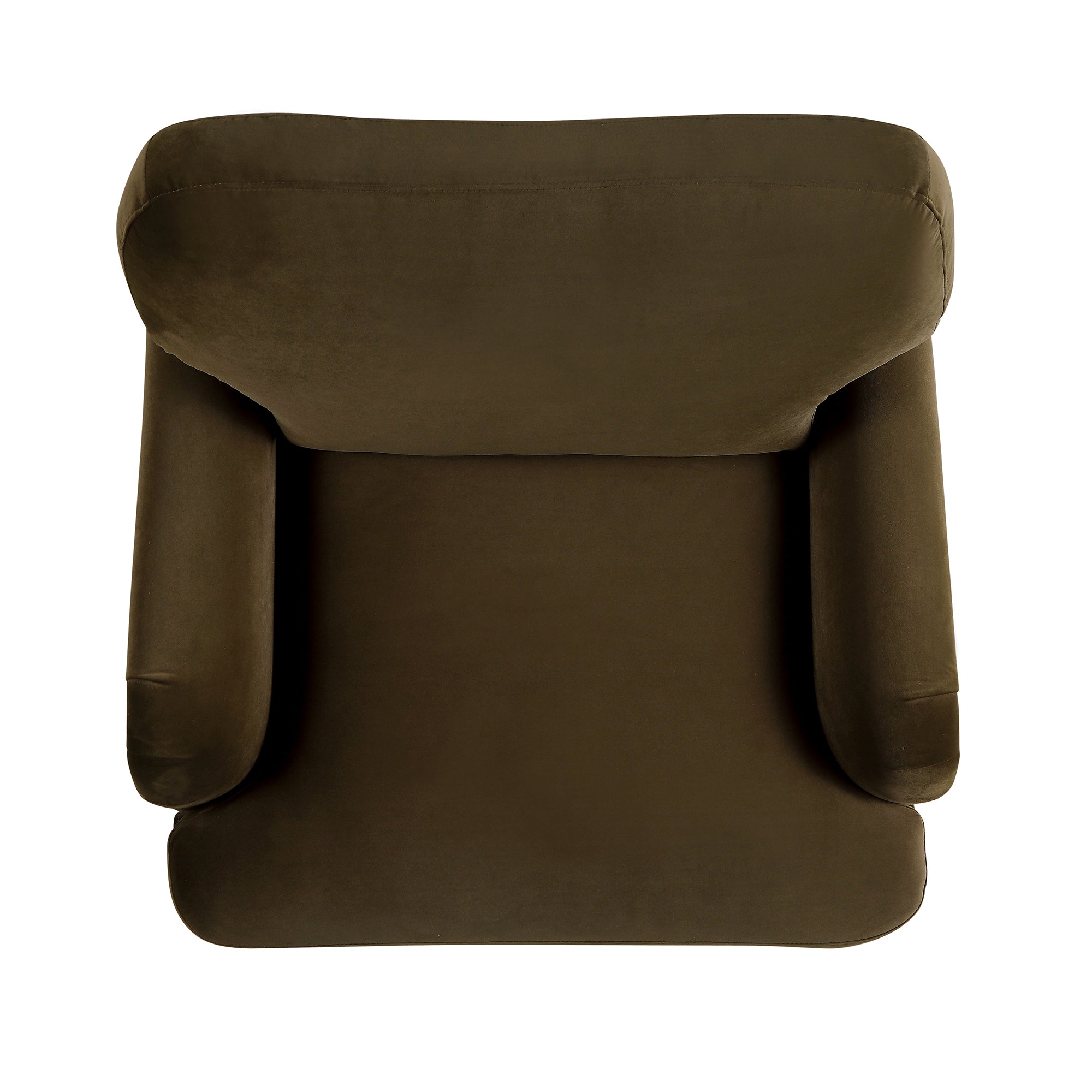 Seaweed Velvet Sofa, 1-Seater