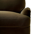 Seaweed Velvet Sofa, 1-Seater