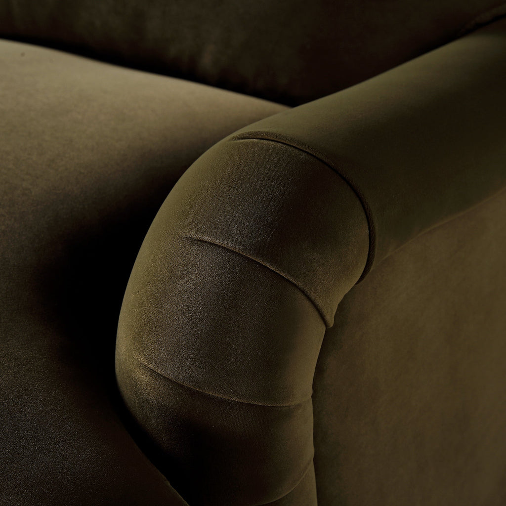 Seaweed Velvet Sofa, 2-Seater