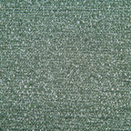 3-Seater Curved Sofa with Ball Cushions, Spruce Green Textured Fabric