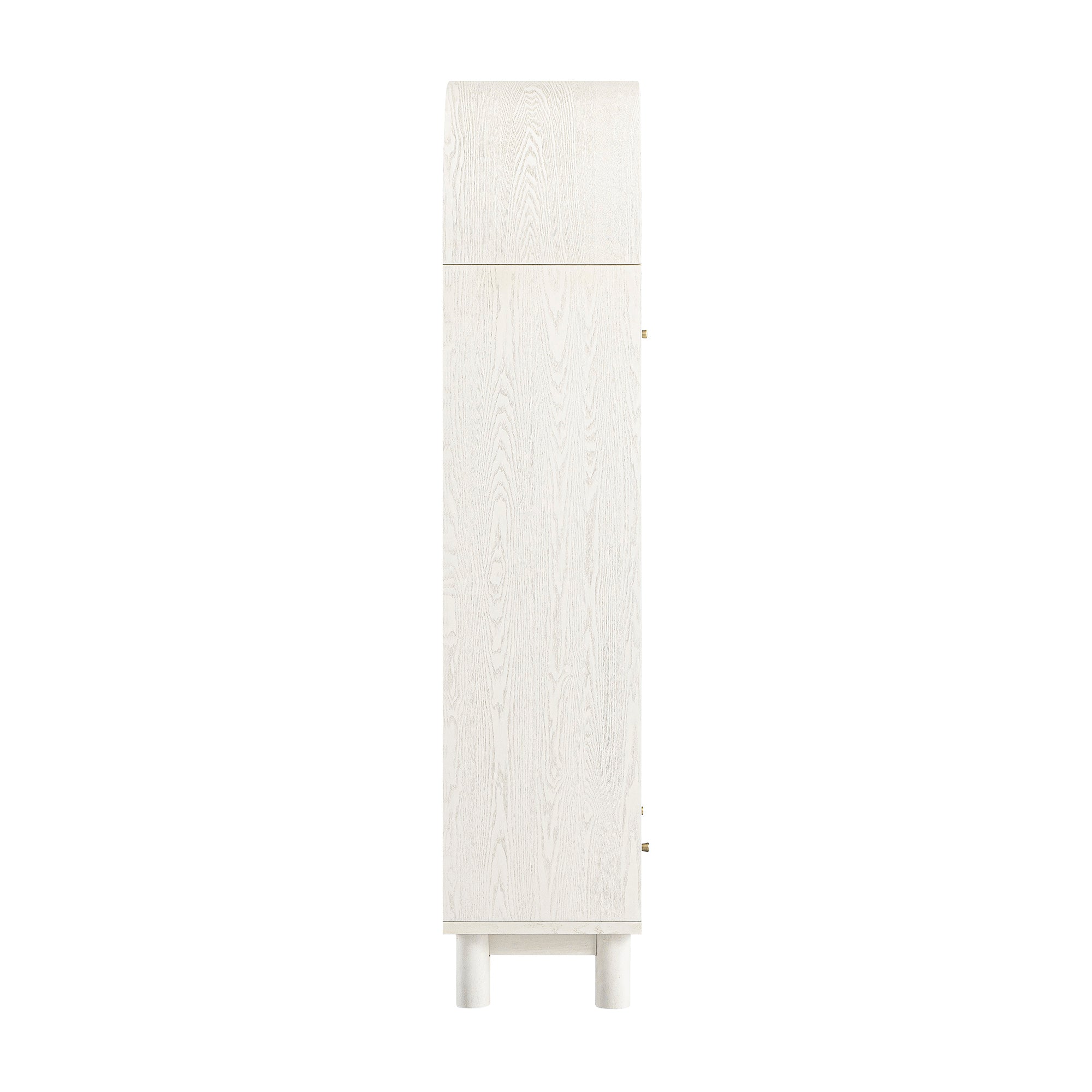 Large Storage Cabinet, Washed White Ash