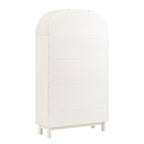 Large Storage Cabinet, Washed White Ash